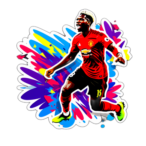 Paul Pogba Fejrer Mål