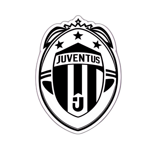 Juventus Emblem und Pokal Sticker