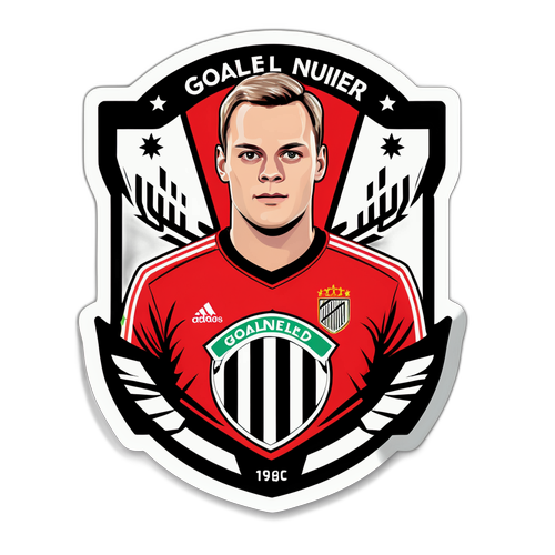Stiker Emblem Olahraga: Legenda Penjaga Gawang
