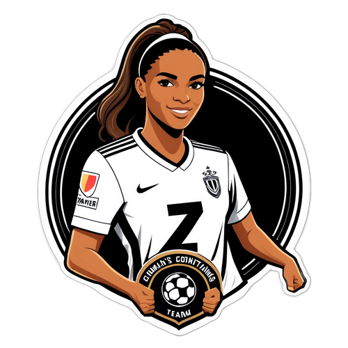 A sticker que celebra o time feminino do Corinthians