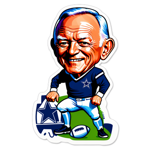 Celebrating the Cowboys: Jerry Jones in Vibrant Glory