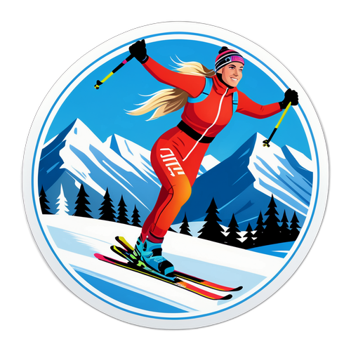 Therese Johaug på ski