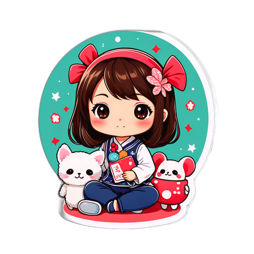 可愛い趣味とスキルのイラスト