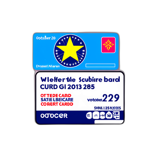 สติกเกอร์การ์ดช่วยเหลือรัฐตุลาคม 2025