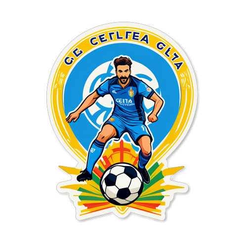 Sticker ya Kuadhimisha Mechi ya Getafe dhidi ya Celta Vigo