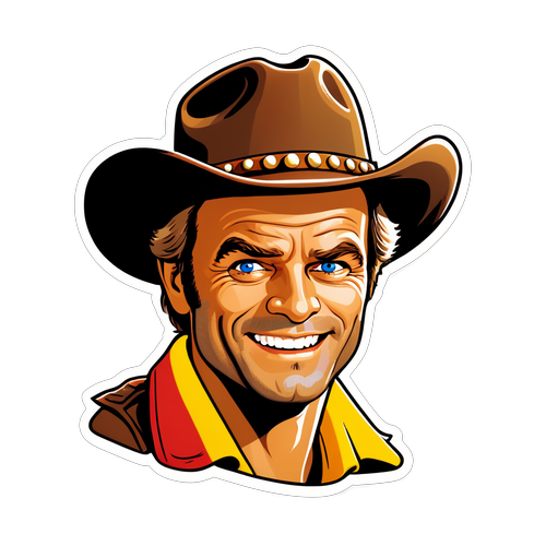 Vidám cowboy pillanat Terence Hill-lel