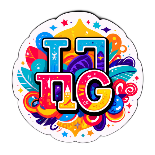 Stiker Tanggal Meriah