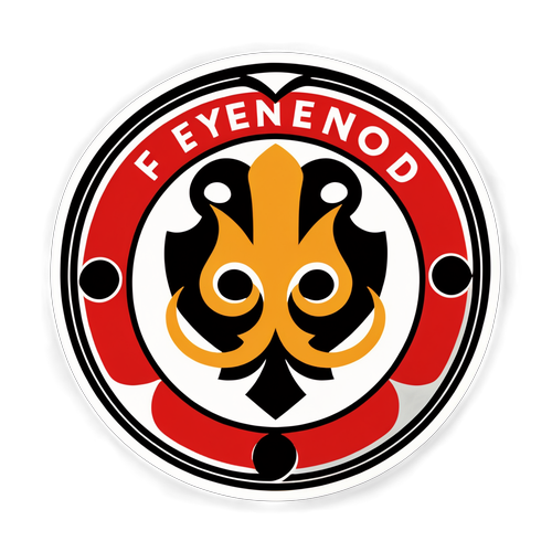 Feyenoord Retro Sticker