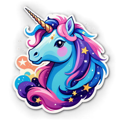 Unlock a World of Wonder: The Enchanting Unicorn Sticker You've Been Dreaming Of!