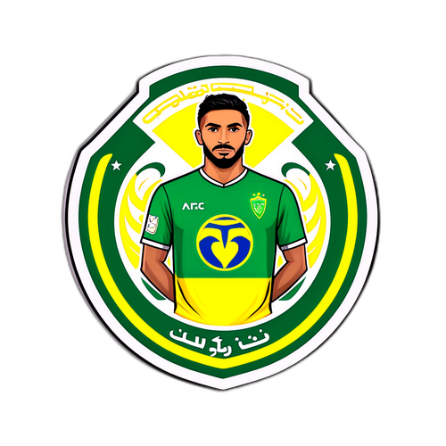 알 아흘리와 알 나슬 팀 유니폼 디자인 스티커