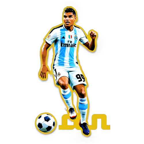 Fotbollslegend! Casemiro i Aktion – Se den Storslagna Klistermärket!