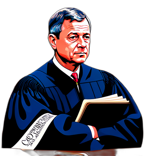 Chief Justice Roberts Thoughtful Pose