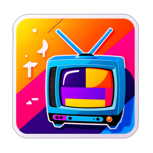Абстрактная наклейка, символизирующая ASTV