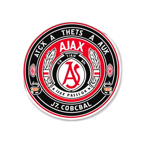 סטיקר נוסטלגי של אייאקס