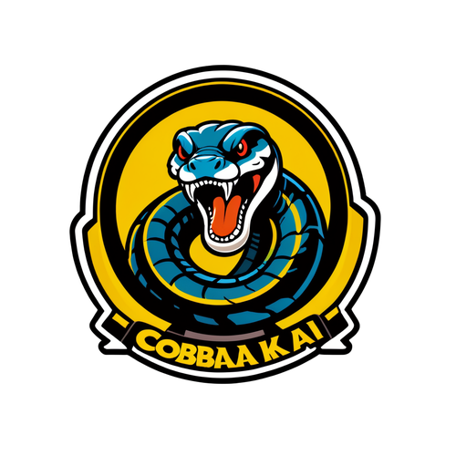 Räjähtävä Cobra Kai -logo: Käännä jokapäiväinen tila intensiiviseksi karate-seikkailuksi!