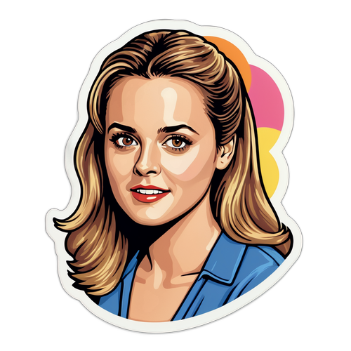 Adesivo inspirado em Alicia Silverstone dos anos 90