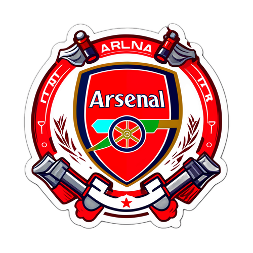 Arsenal Logo Sticker Design
