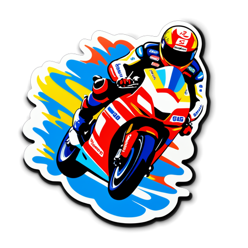 Kecepatan Tak Terkira! Sticker Seru MotoGP Thailand Jalanan Berwarna-Warni!