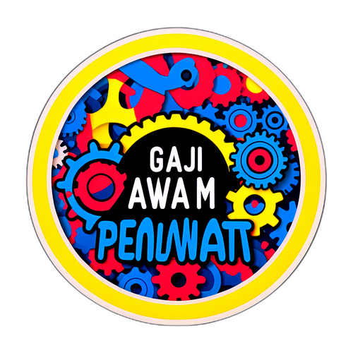 Sticker Gaji Penjawat Awam