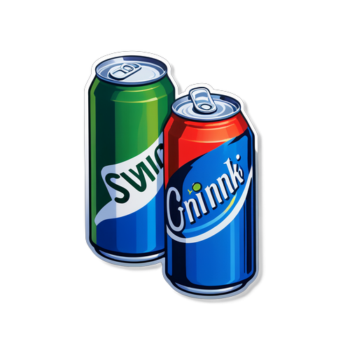 Pop the Refreshment: Unleash the Fun with Swish and Gninnk Cans!