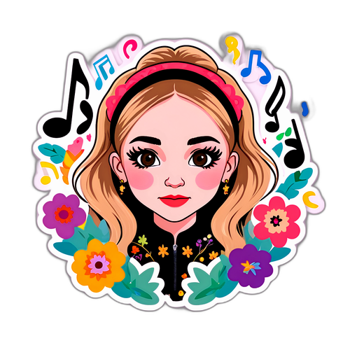 Isang Makulay na Sticker ni Sabrina Carpenter