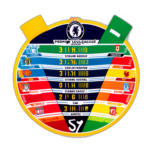 Thẻ dán lịch Premier League