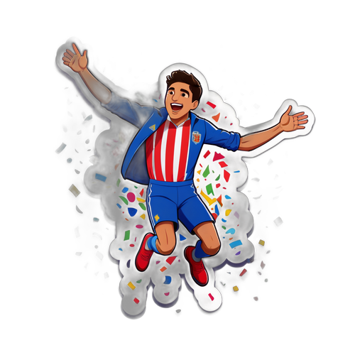 Sticker Alcaraz Mừng Chiến Thắng