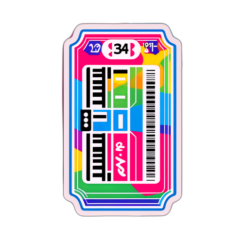 Bilhete estilizado da Lotofácil 3595