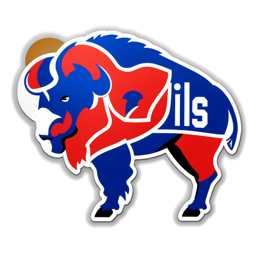 Touchdown Spirit: Unleash Your Inner Fan with the Buffalo Bills' Inspiring Sticker!