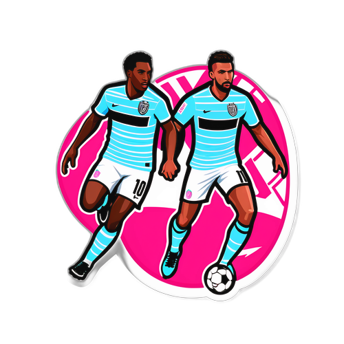 Ilustração Dinâmica do Jogo Inter Miami contra Necaxa