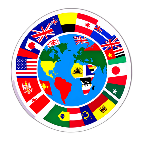 国际关系之国旗贴纸
