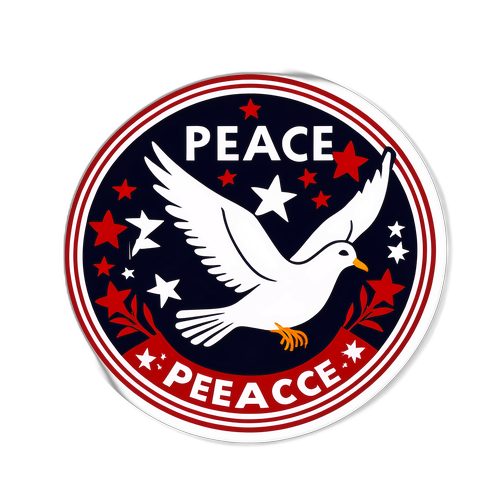 สติ๊กเกอร์วันทหารผ่านศึกสัญลักษณ์แห่งสันติภาพ