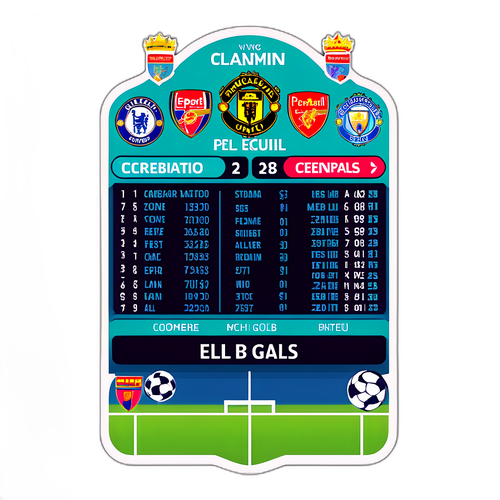 Reka Bentuk Papan Skor EPL yang Menarik