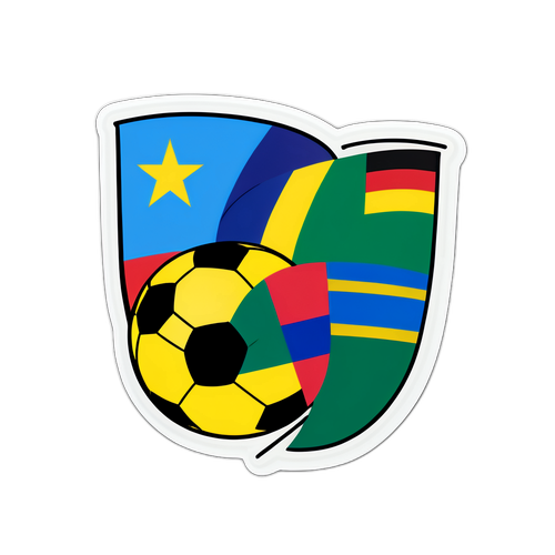 Vibendera vya Mali na Tanzania kwenye Soka
