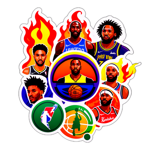 NBA 라인업 스티커