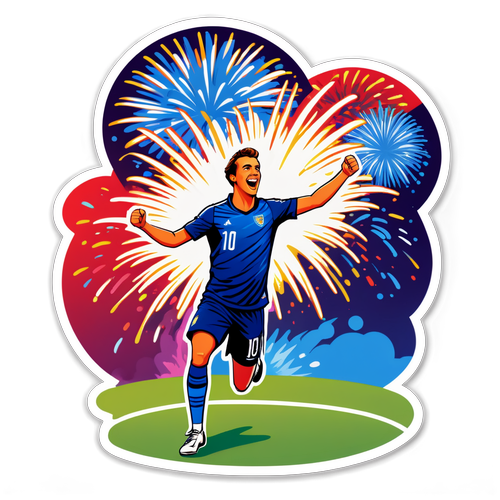 Stiker Cole Palmer Rayakan Gol