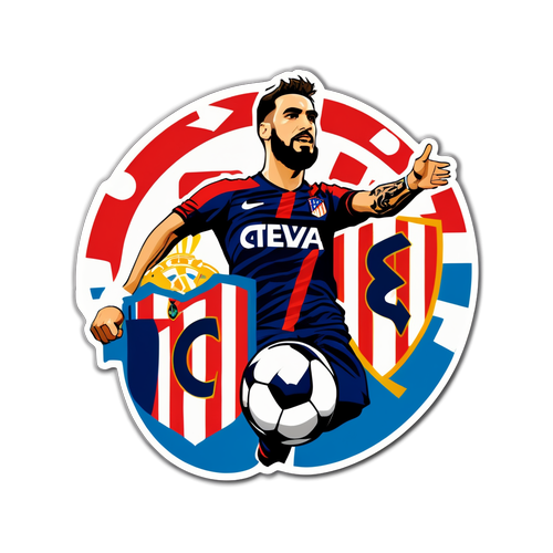 Diseño moderno y audaz para aficionados del Atlético de Madrid y Real Madrid