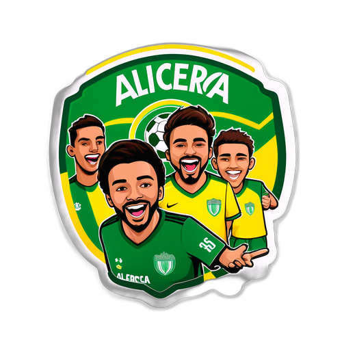 Stickers Penyokong Bola Sepak Sporting dan Alverca