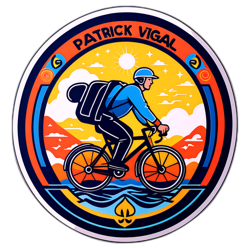 Autocollant en hommage à Patrick Vignal