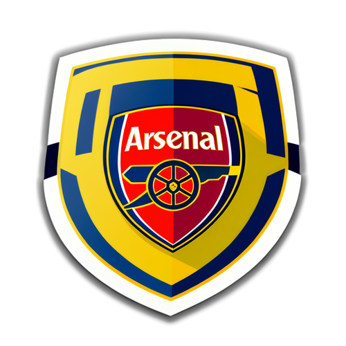 Arsenal Football Club Celebratory Sticker