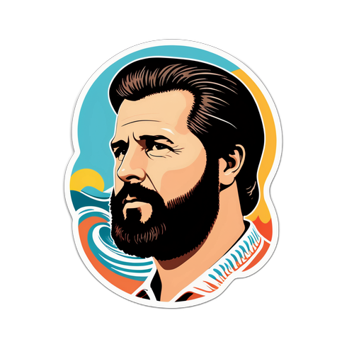 Brian Wilson Surf Vibe Klistermærke