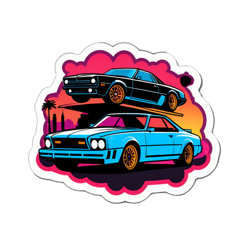 Дизайн для фанатів GTA 6 з концептуальними автомобілями та натяками на сюжет