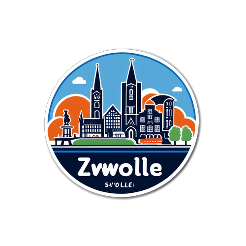 Trots op Zwolle: Sportieve Emotie in Sticker Vorm