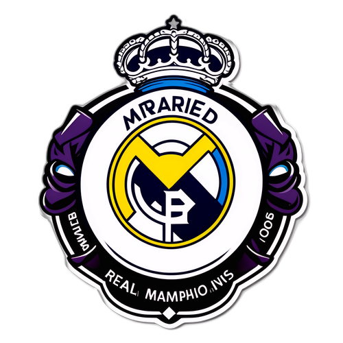 Sticker Juara Sepak Bola Real Madrid