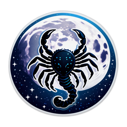 Diseño del Cangrejo Escorpión bajo la Luna Llena