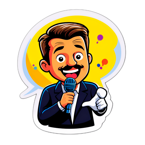 Rolig sticker med Micke Leijnegard