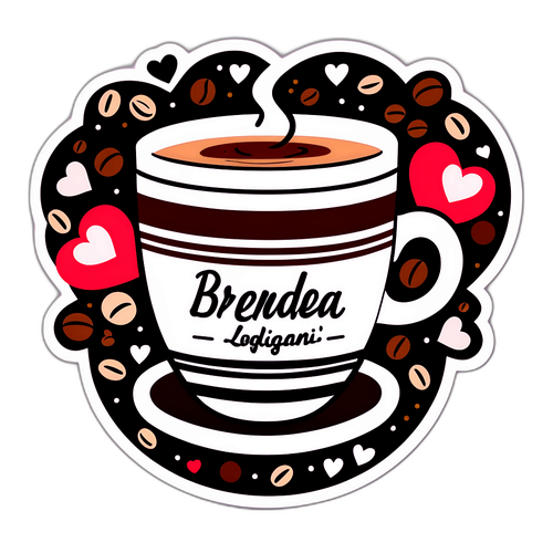Adesivo Tazza di Caffè