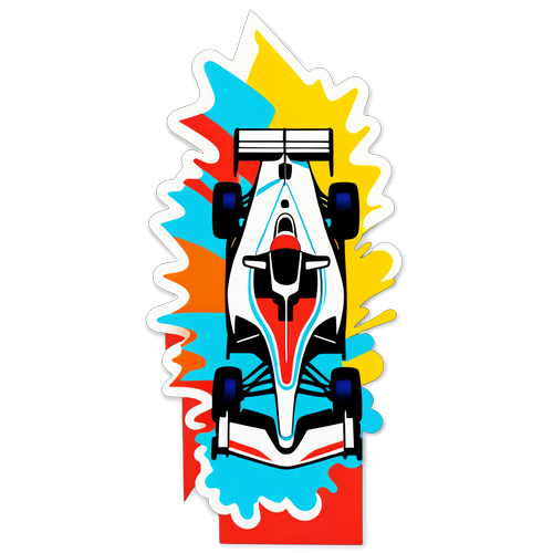 Stiker Formula 1 Dinamik