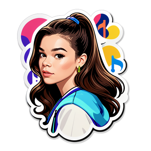 Fengslende klistremerke med Hailee Steinfeld