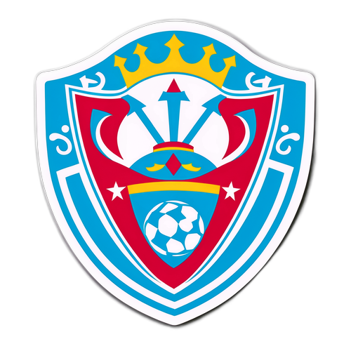 Vibrant sticker av Celta Vigós klubbmärke